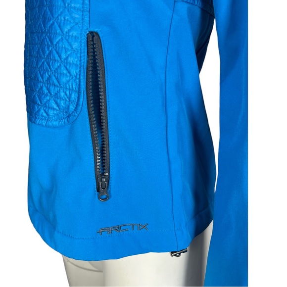 Women's ARCTIX BLAISE MARINA BLUE SOFTSHELL WIND/WATER RESISTANT JACKET Sz XS - Picture 5 of 11